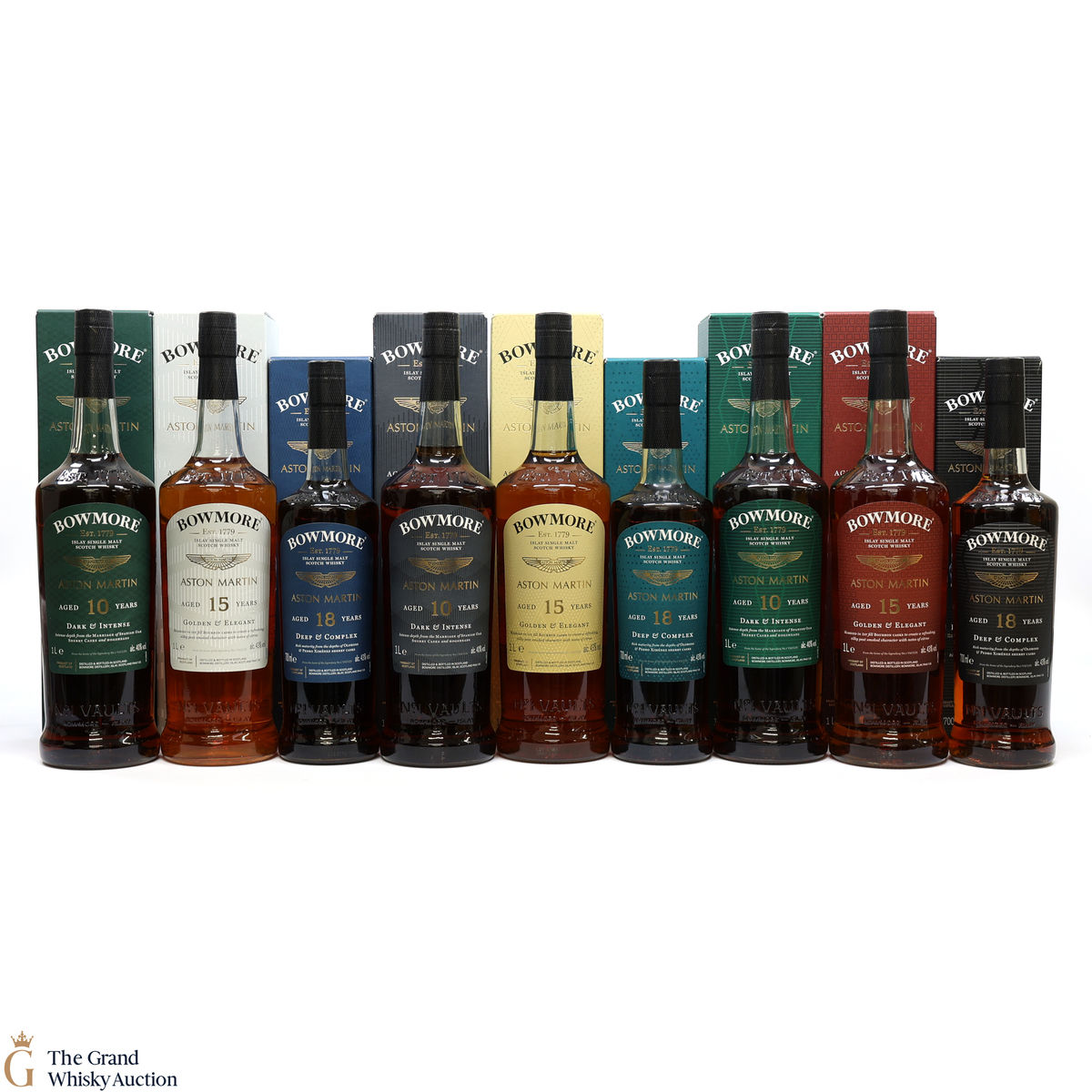 Bowmore - Aston Martin - Edition 1,2,3,4,5,6,7,8 & 9