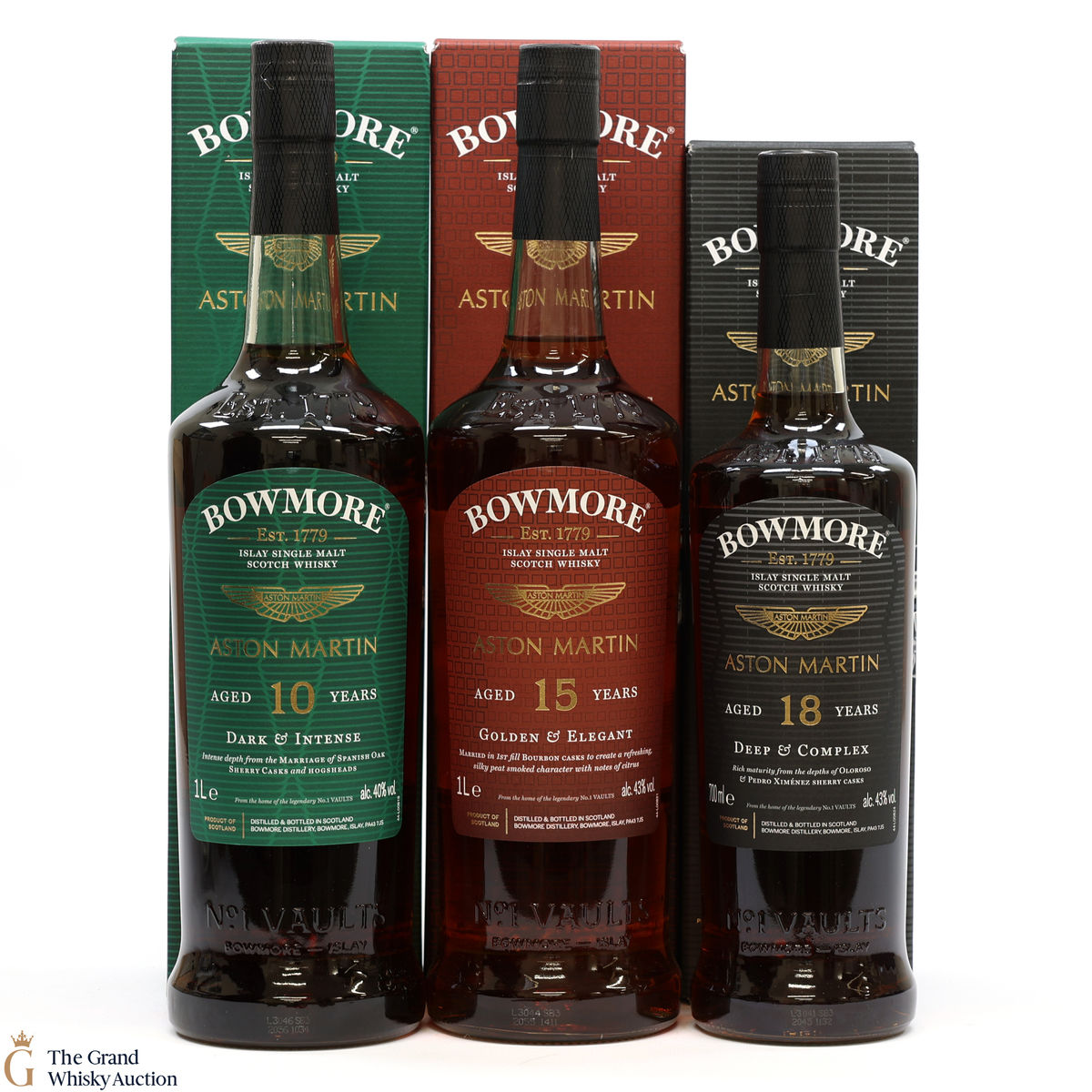 Bowmore - Aston Martin - Edition 7,8 & 9