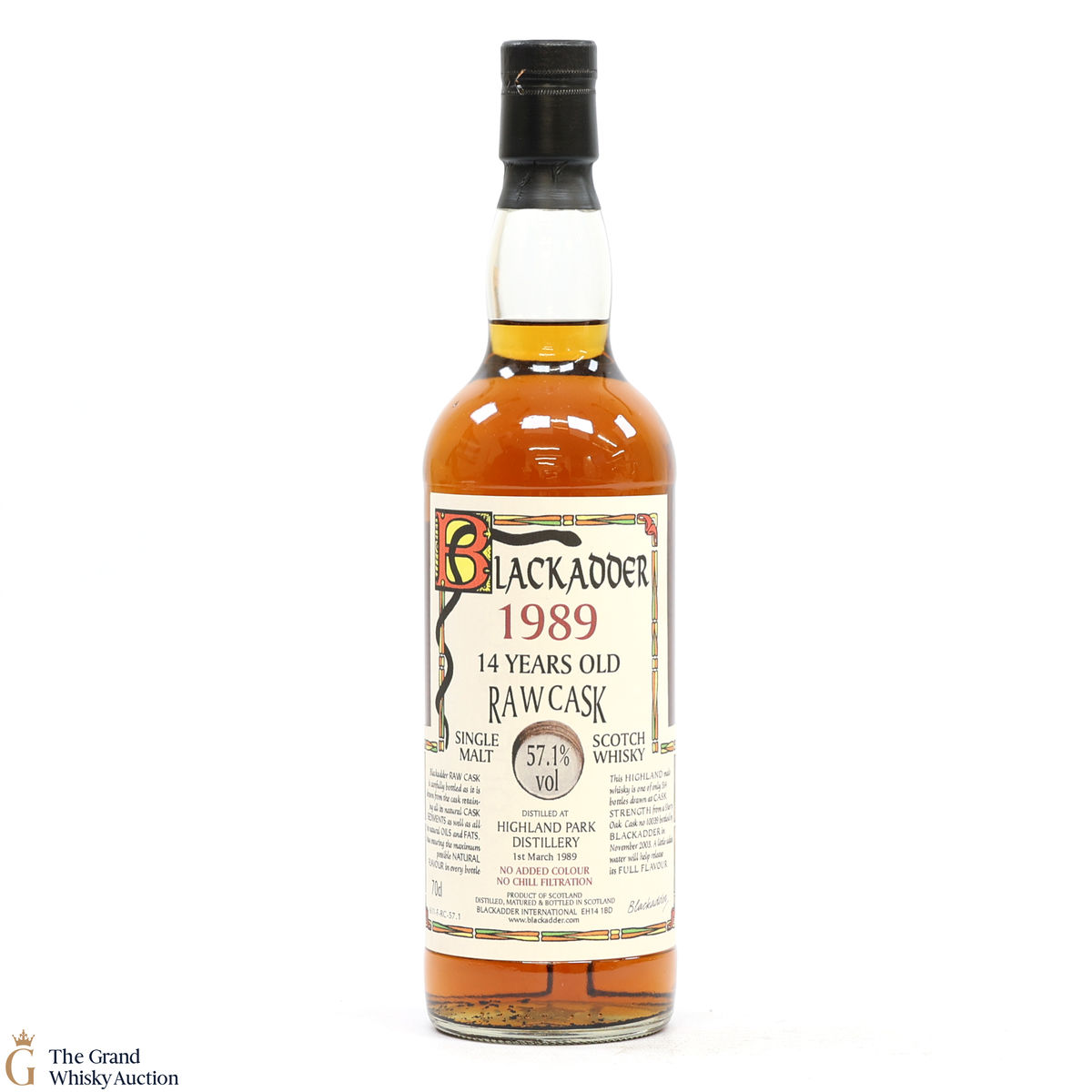 Highland Park - 14 Year Old - Raw Cask #10039 - Blackadder 1989