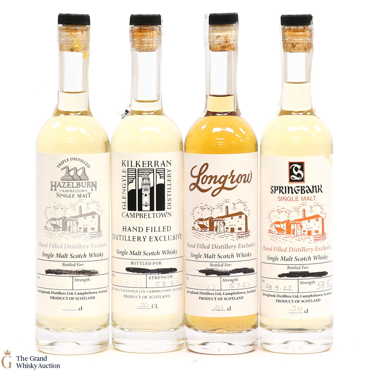 Campbeltown - 2022 Handfilled Distillery Exclusives (4x20cl)