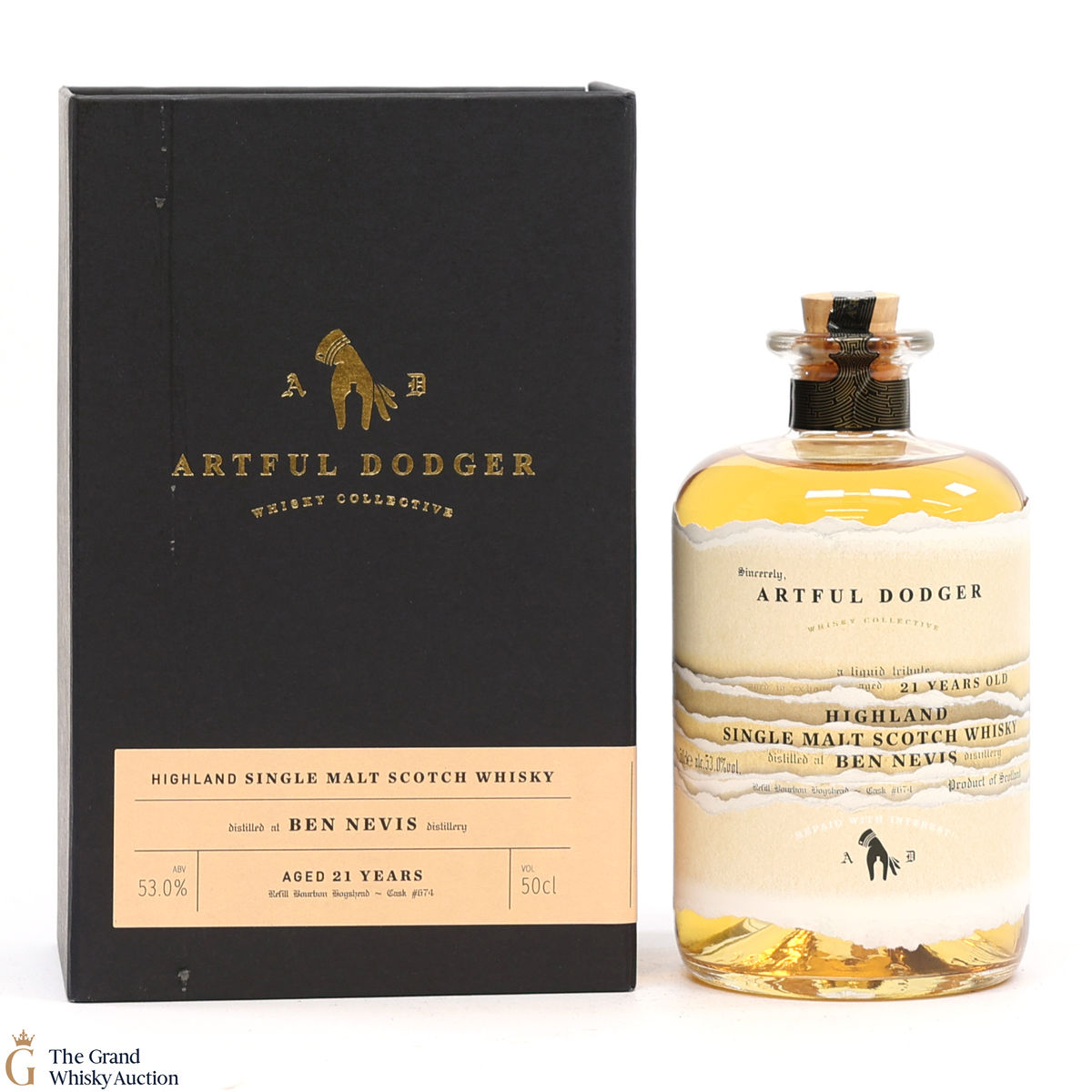 Ben Nevis - 21 Year Old 1998 - Artful Dodger #674 (50cl)