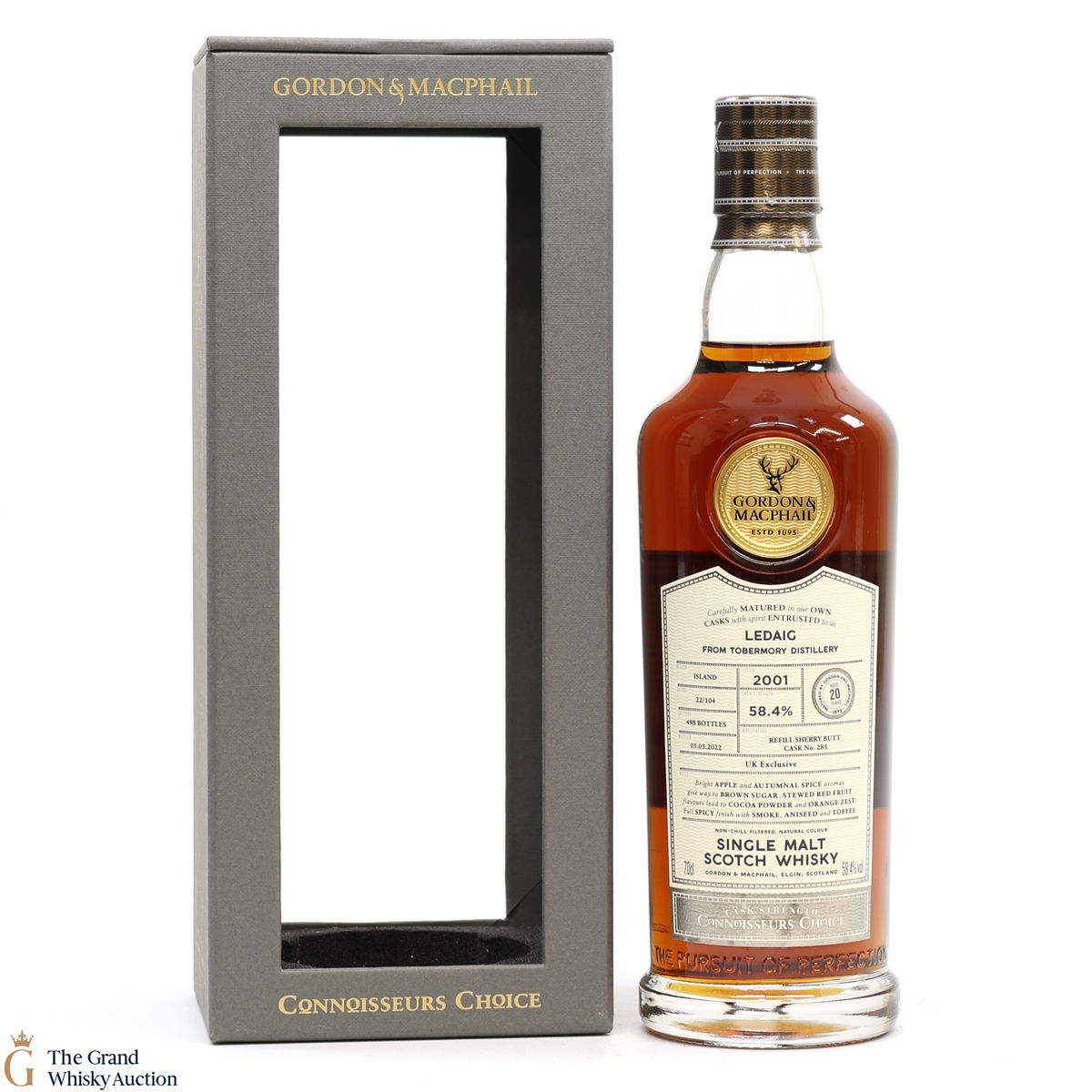 Ledaig - 20 Year Old 2001 - #285 - G&M Connoisseurs Choice - Uk Exclusive