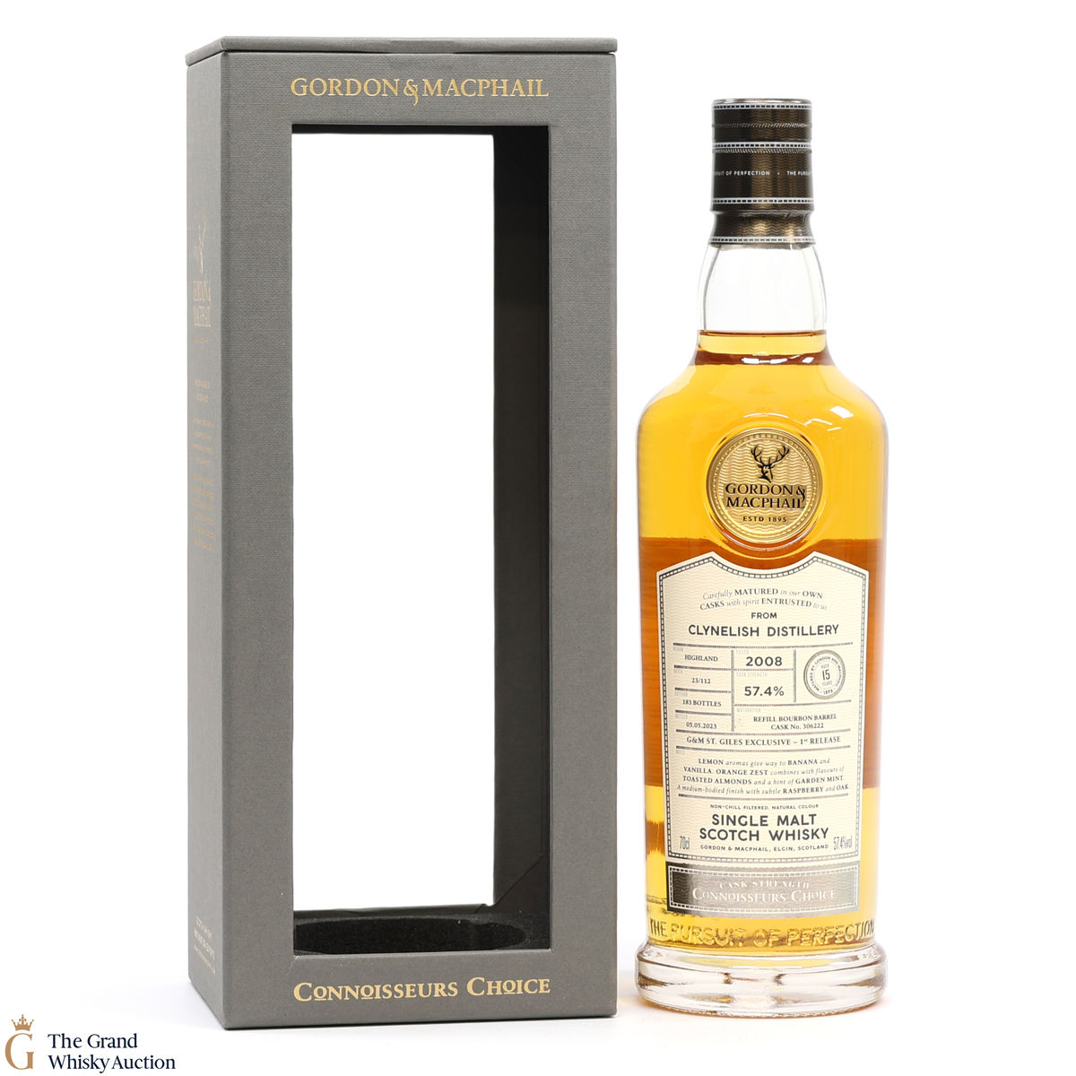 Clynelish - 15 Year Old 2008 - #306222 - G&M - Connoisseurs Choice - St Giles Exclusive 1st Release