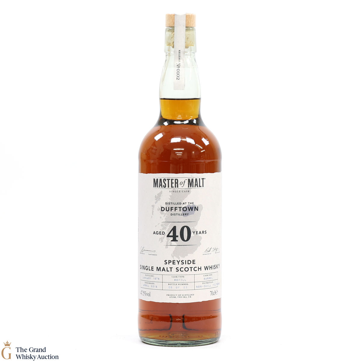 Dufftown - 40 Year Old 1978 - Single Cask - Master of Malt