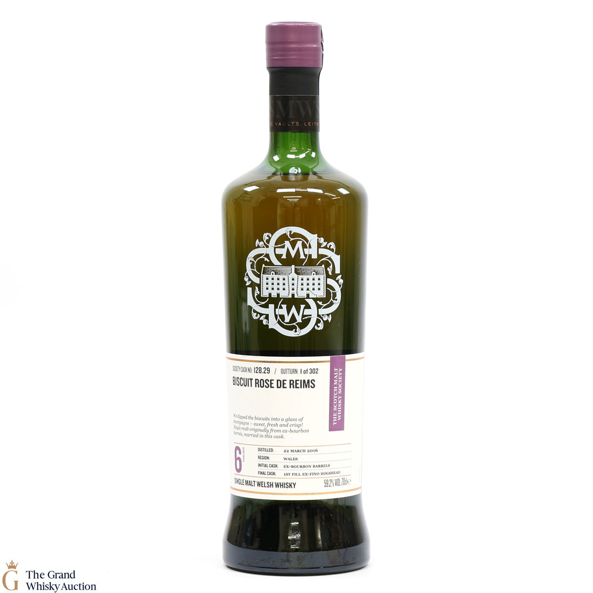 Penderyn - 6 Year Old 2016 - SMWS 128.29 - Biscuit Rose De Reims
