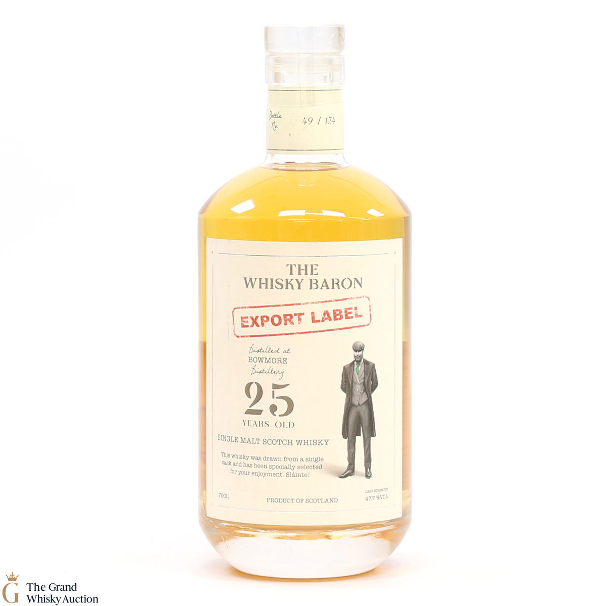 Bowmore - 25 Year Old 1997 - The Whisky Baron - Export Label