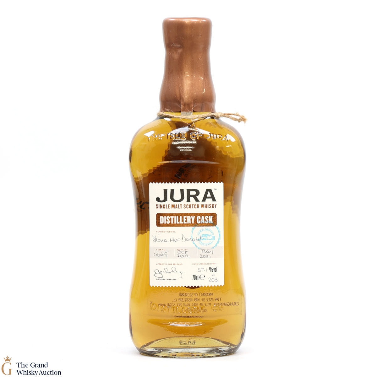 Jura - 18 Year Old 2002 - Distillery Cask #6665 - For Jura Music festival