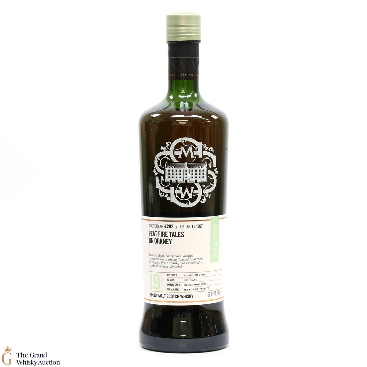 Highland Park - 19 Year Old 2001 - SMWS 4.292  - Peat Fire Tales On Orkney