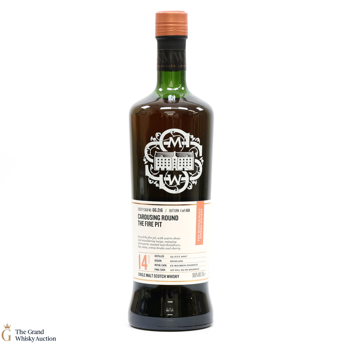 Ardmore - 14 Year Old 2007 - SMWS 66.216  - Carousing Round The Fire Pit