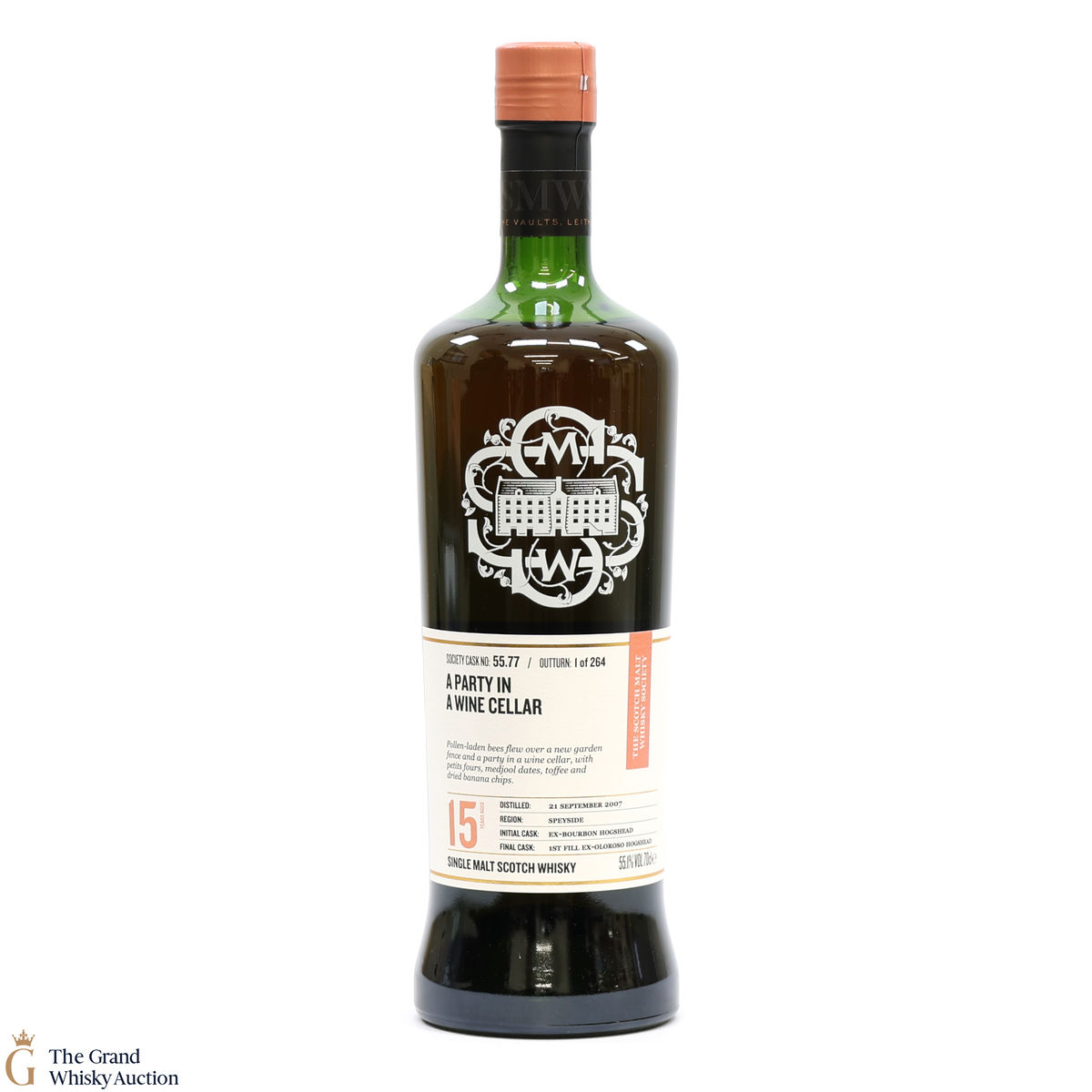 Royal Brackla - 15 Year Old 2007 - SMWS 55.77 - A Party In A Wine Cellar