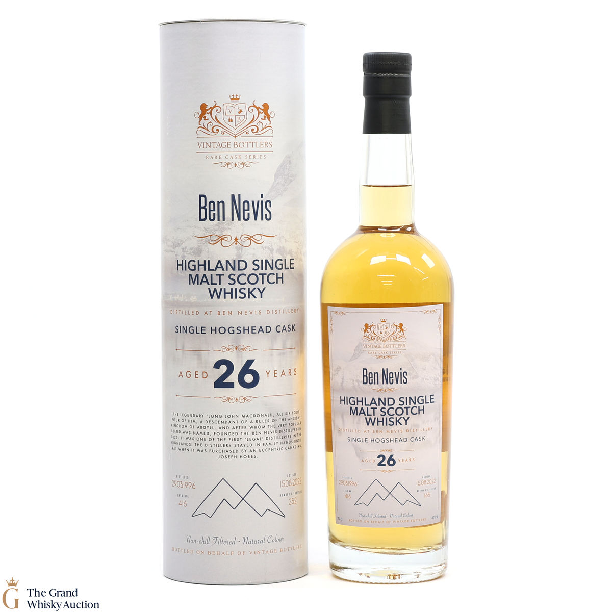 Ben Nevis - 26 Year Old 1996 - Single Hogshead Cask #416 - Vintage Bottlers Rare Cask Series