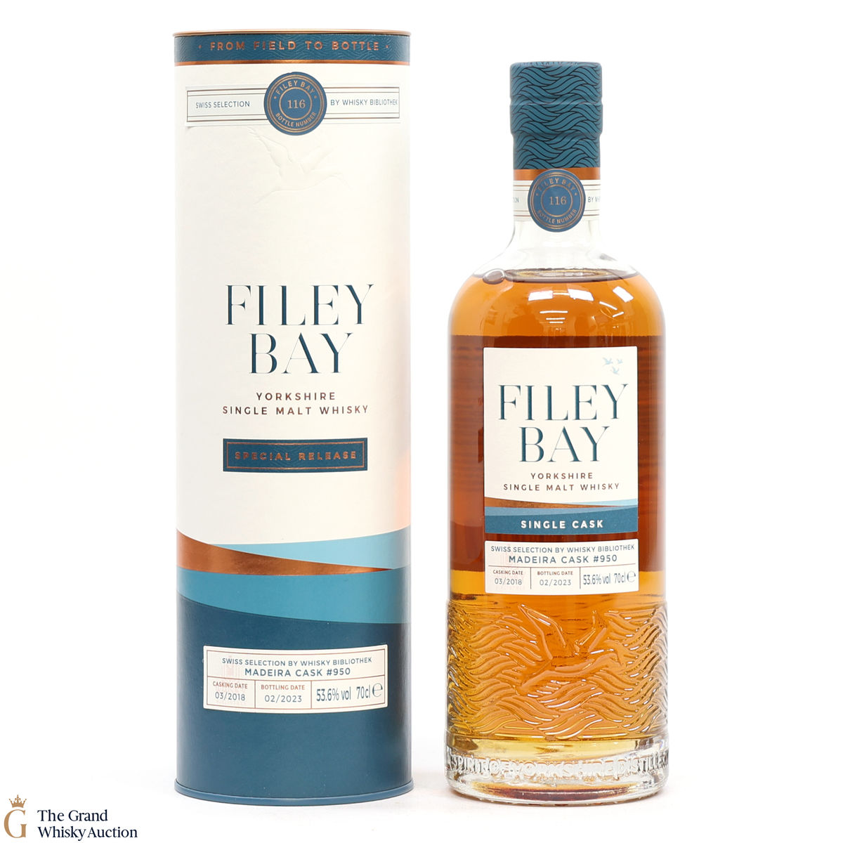 Filey Bay - Madeira Cask #950 - Yorkshire Single Malt - Whisky Bibliothek 2023