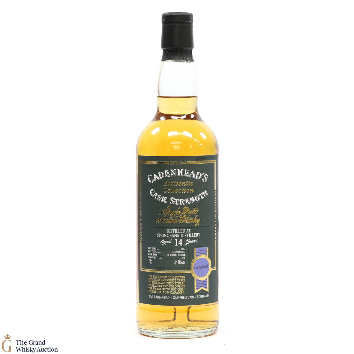 Springbank - 14 Year Old 2007 - Cask Strength - Cadenhead's 