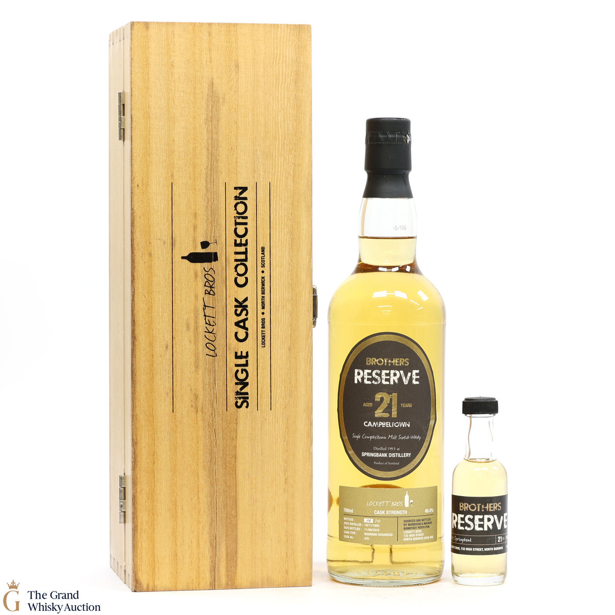 Springbank - 21 Year Old 1993 #470 - Lockett Bros (70cl + 5cl)