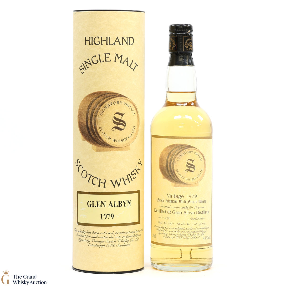 Glen Albyn - 17 Year Old 1979  - Cask #3479 - Signatory Vintage