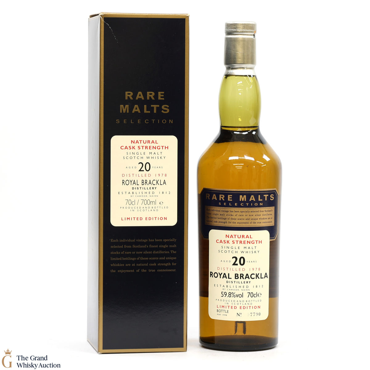 Royal Brackla - 20 Year Old 1978 - Rare Malts 59.8%