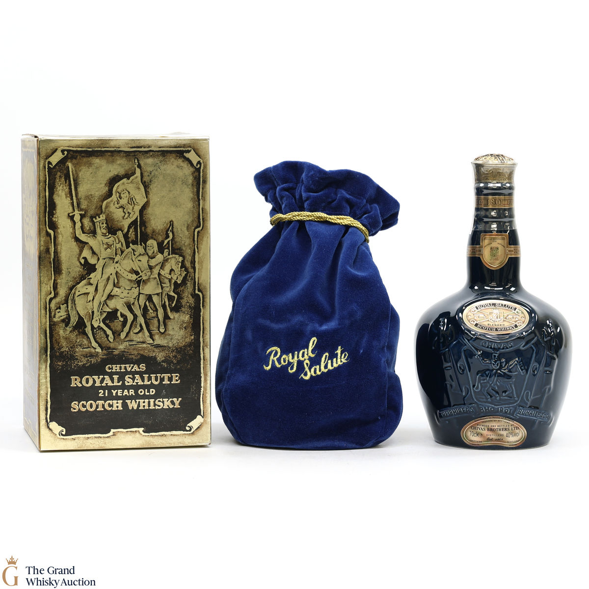 Chivas - Royal Salute - 21 Year Old - Sapphire Flagon