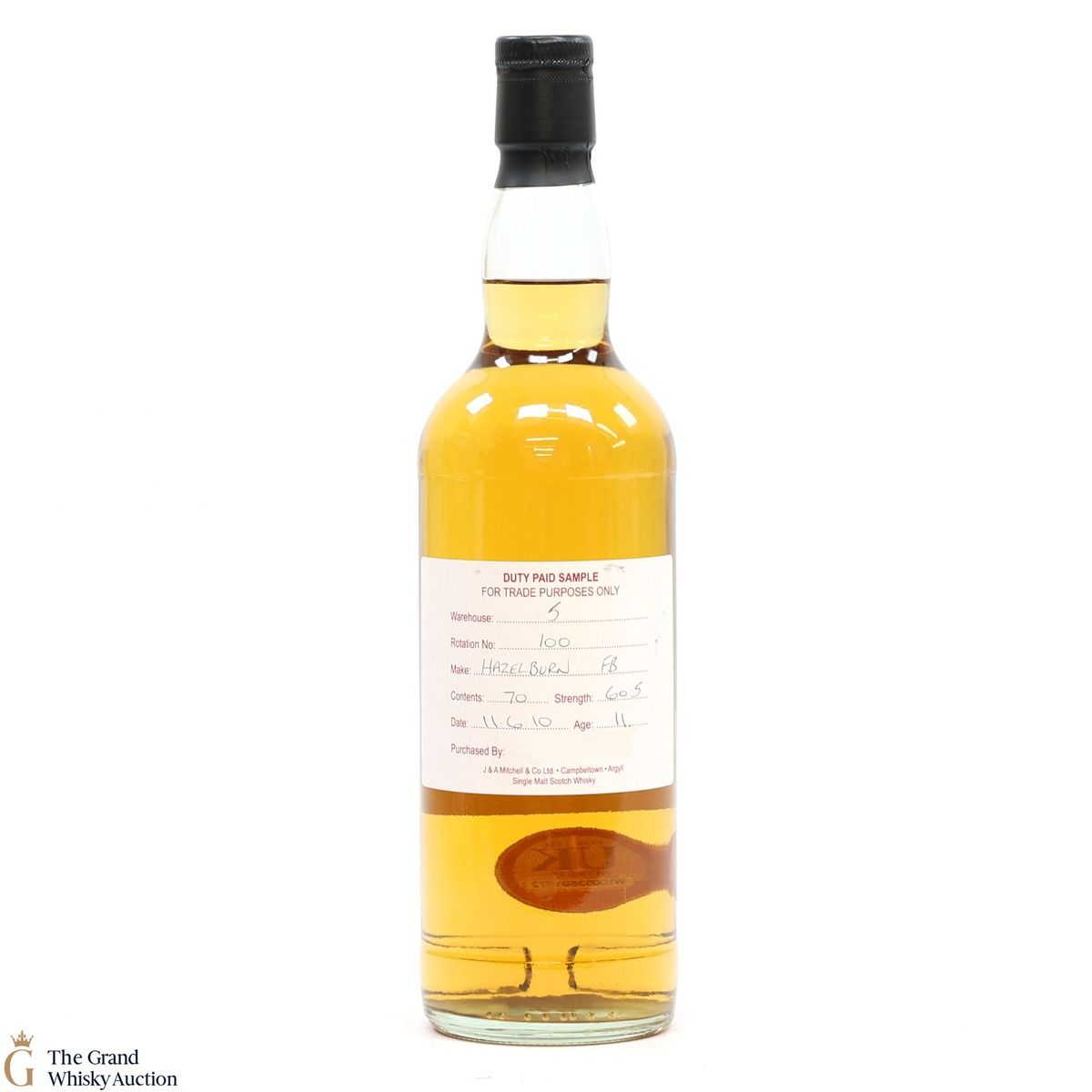 Hazelburn - 11 Year Old 2010 Fresh Bourbon - Duty Paid Sample 60.5%