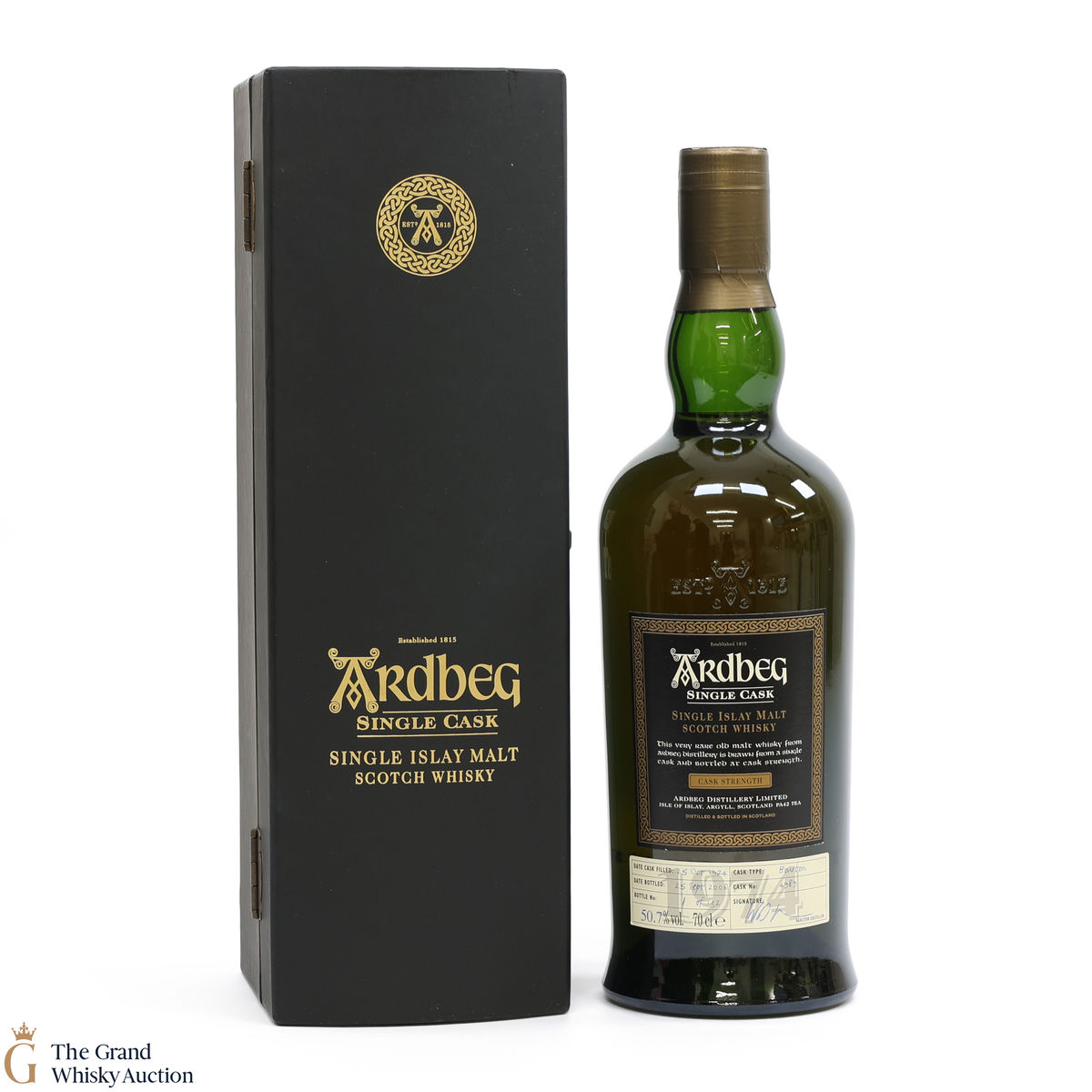 Ardbeg - 31 Year Old 1974 - Single Bourbon Cask #4989 - Bottle No.1 