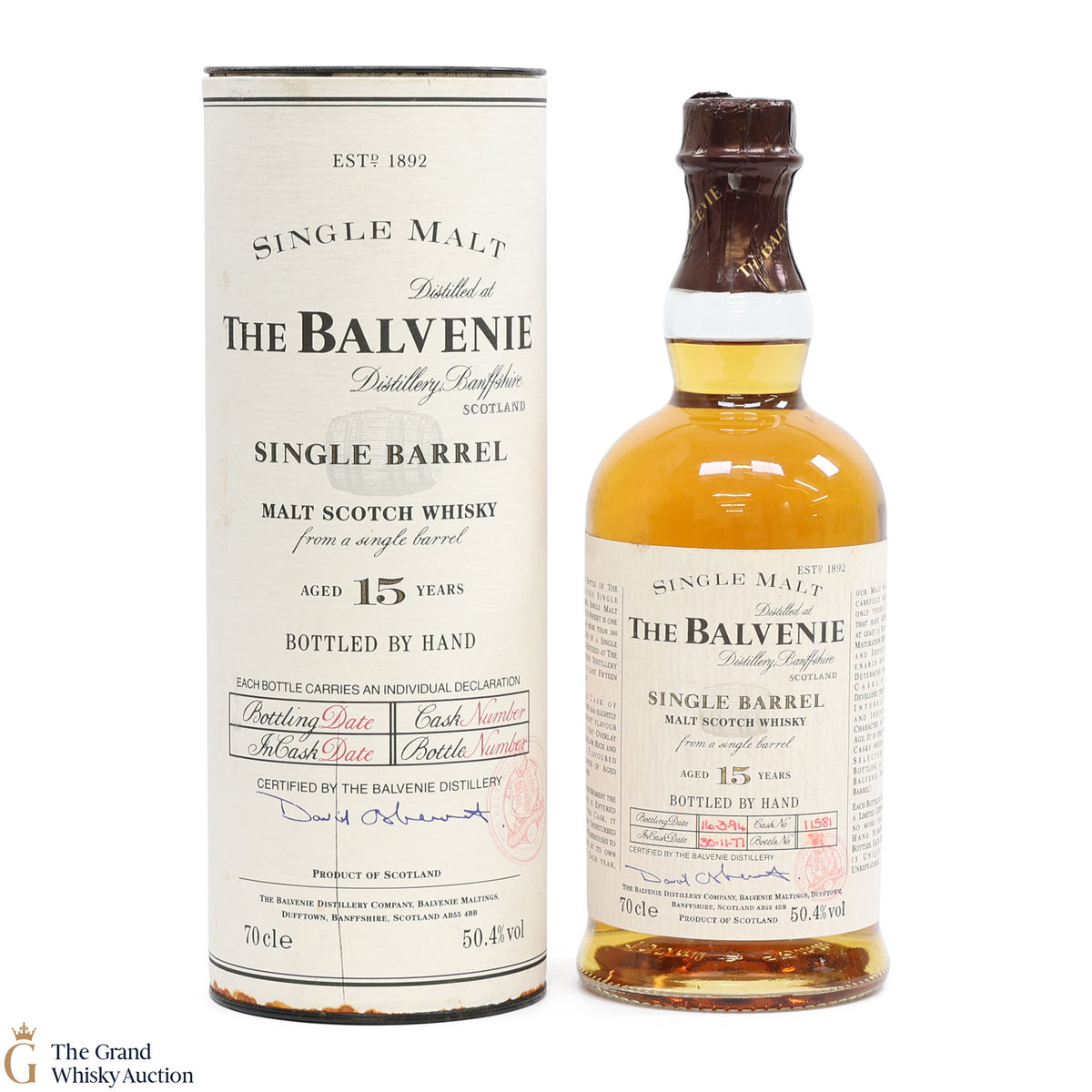 Balvenie - 15 Year Old 1977 - Single Barrel #11581