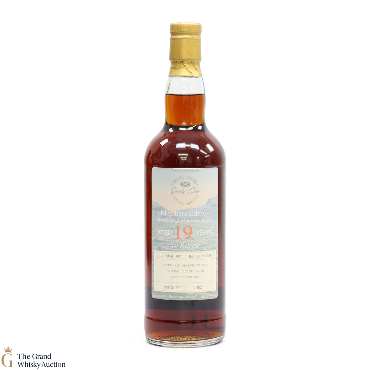 Nordic Whisky - 19 Year Old 1997 - Speyside Society Cask #7156