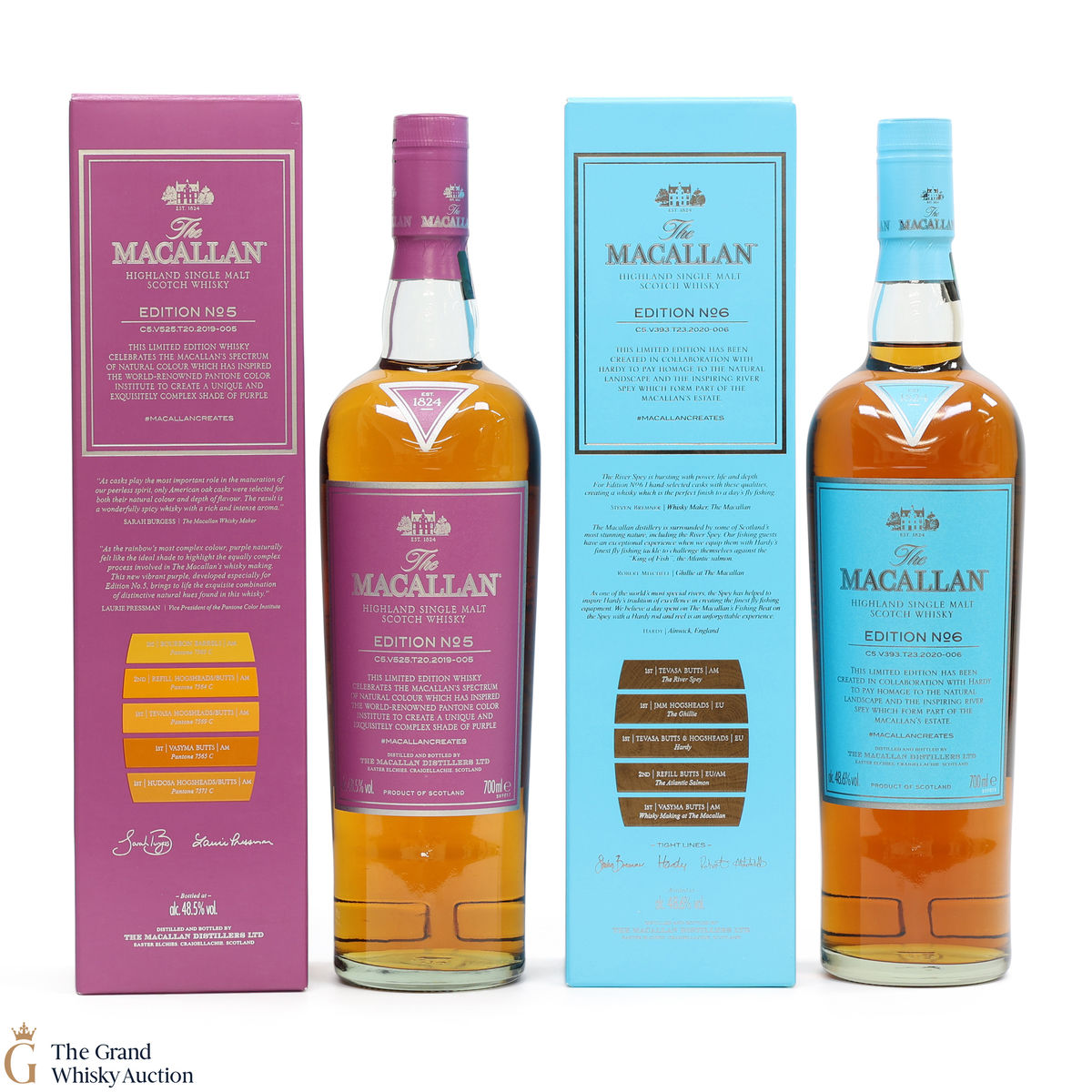Macallan - Edition No.5 & 6 (2x70cl)