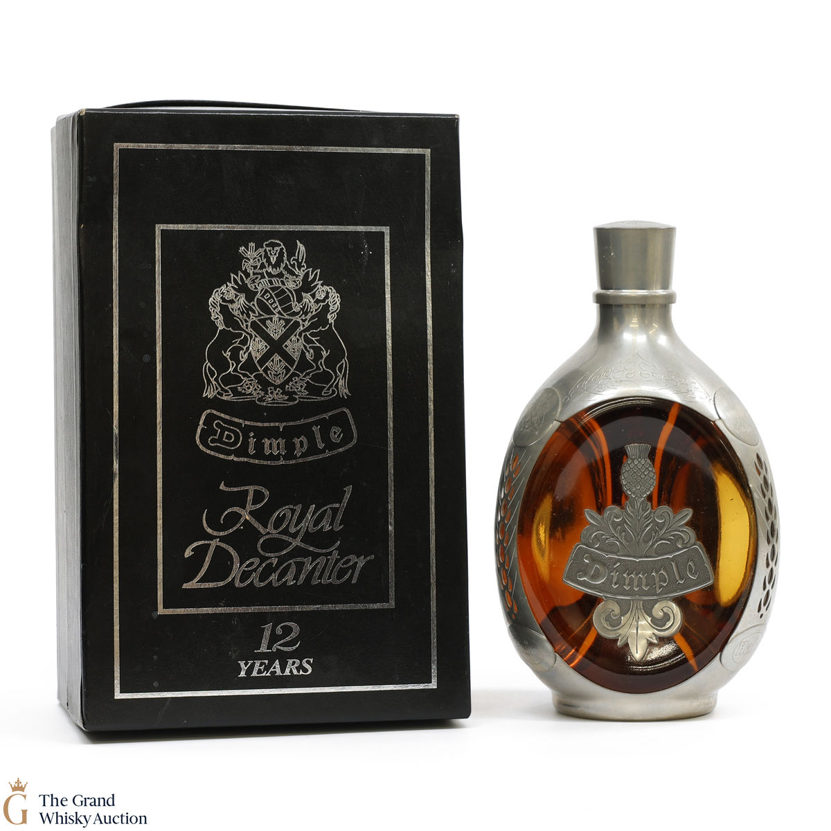Haig's Dimple - 12 Year Old - Royal Pewter Decanter 