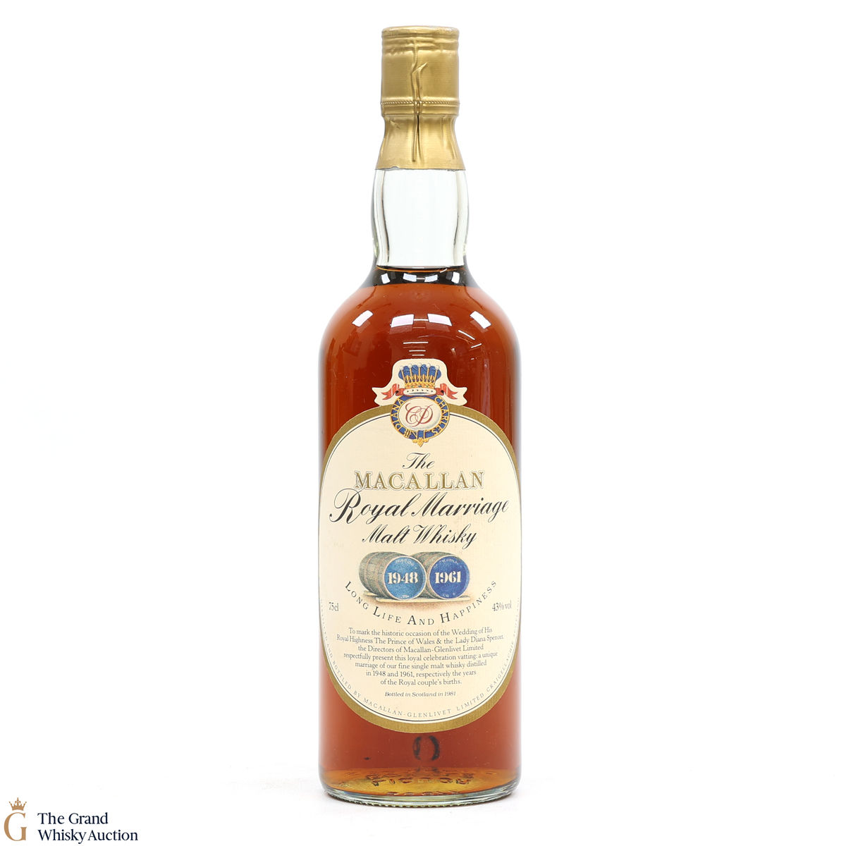 Macallan - 1948 - 1961 Royal Marriage 1981 (75cl)