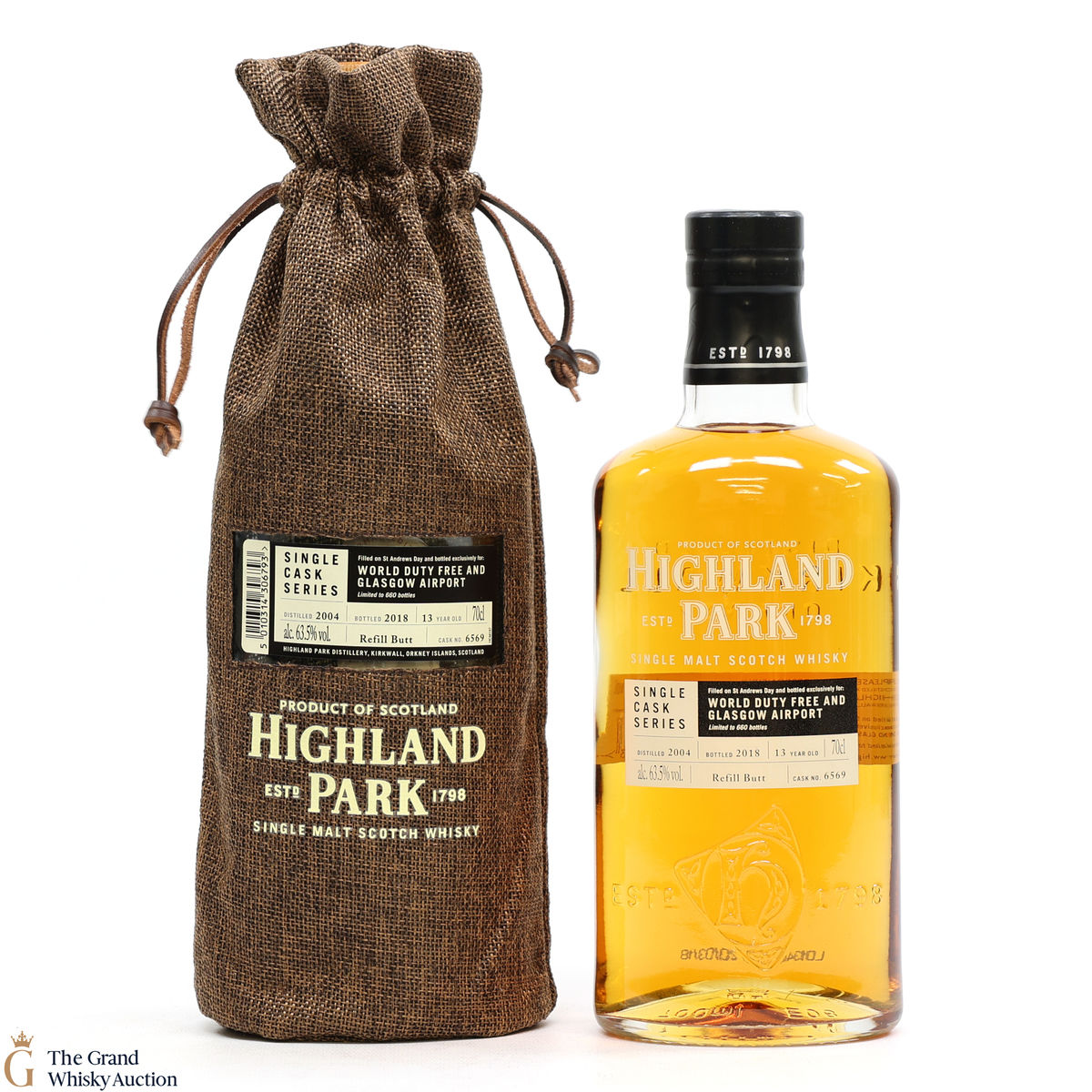 Highland Park - 13 Year Old - Single Cask #6569 - World Duty Free & Glasgow Airport
