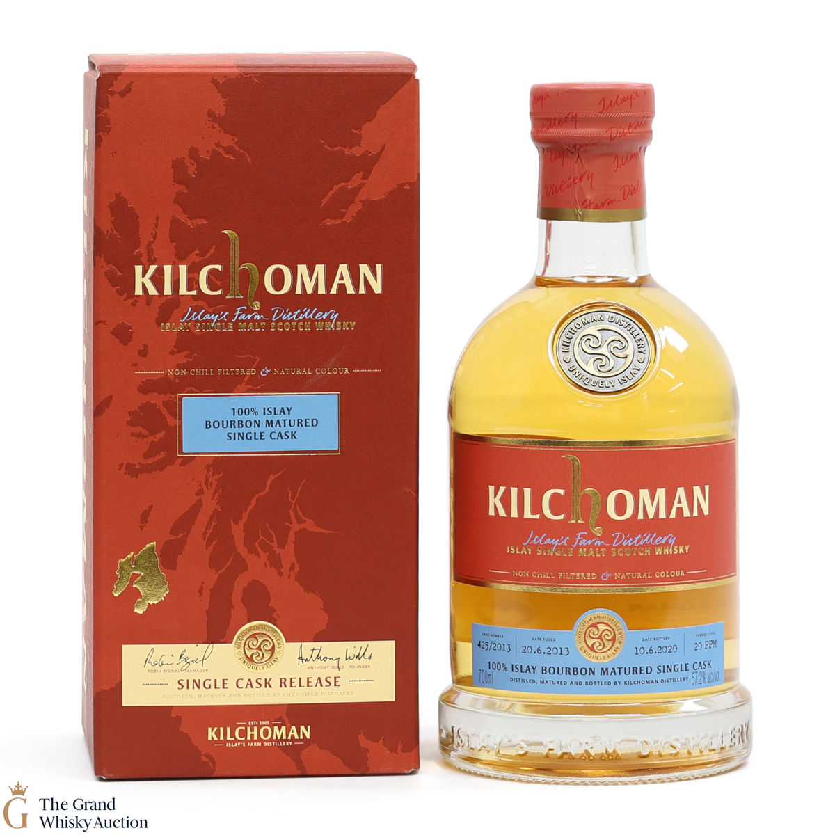 Kilchoman - 100% Islay Bourbon Matured Single Cask #425/2013