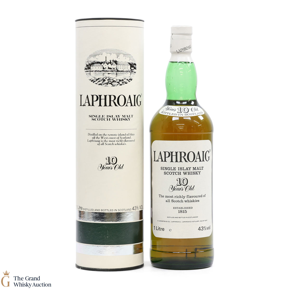 Laphroaig - 10 Year Old - Pre Royal Warrant  - 1L