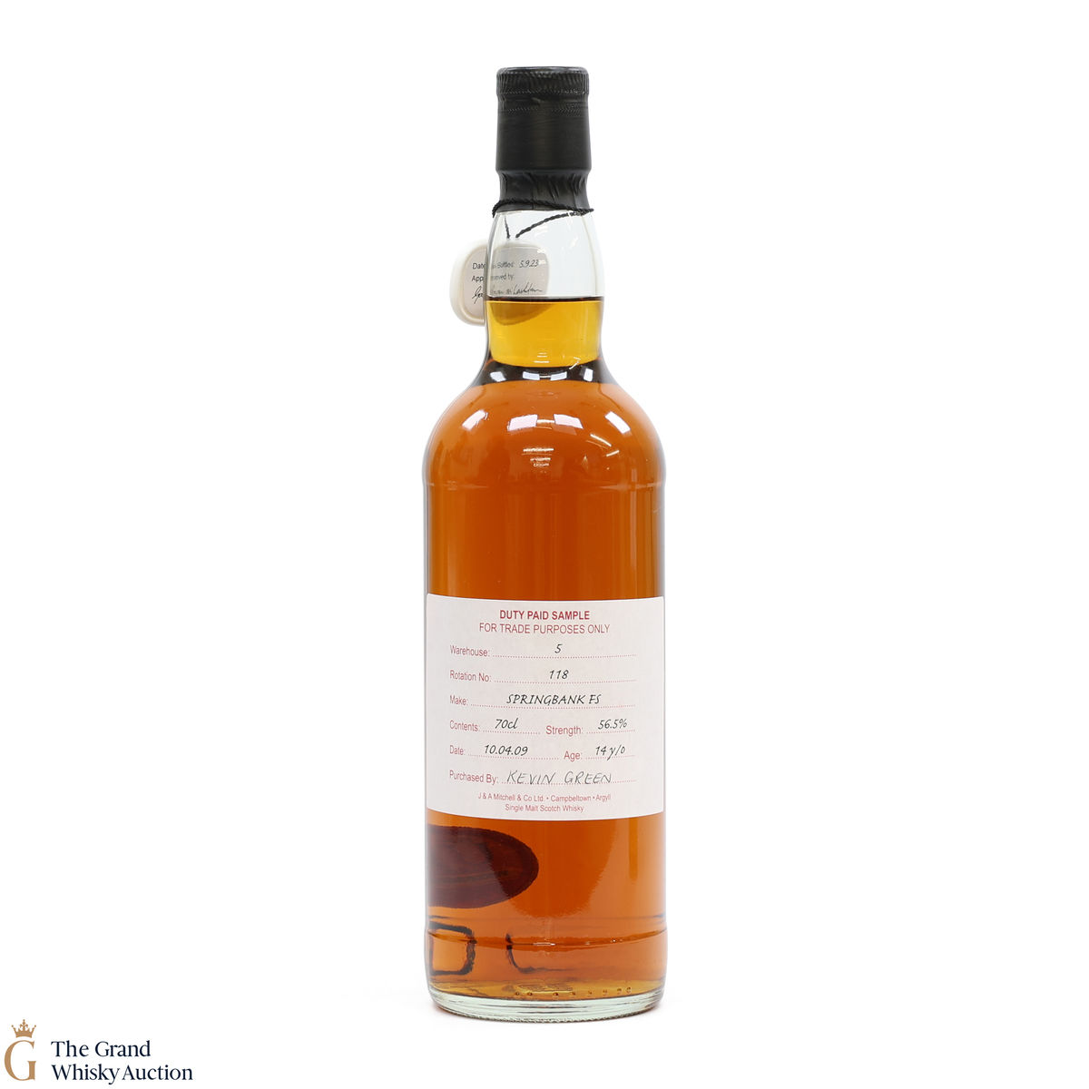Springbank - 14 Year Old 2009 Fresh Sherry - Duty Paid Sample 56.5%
