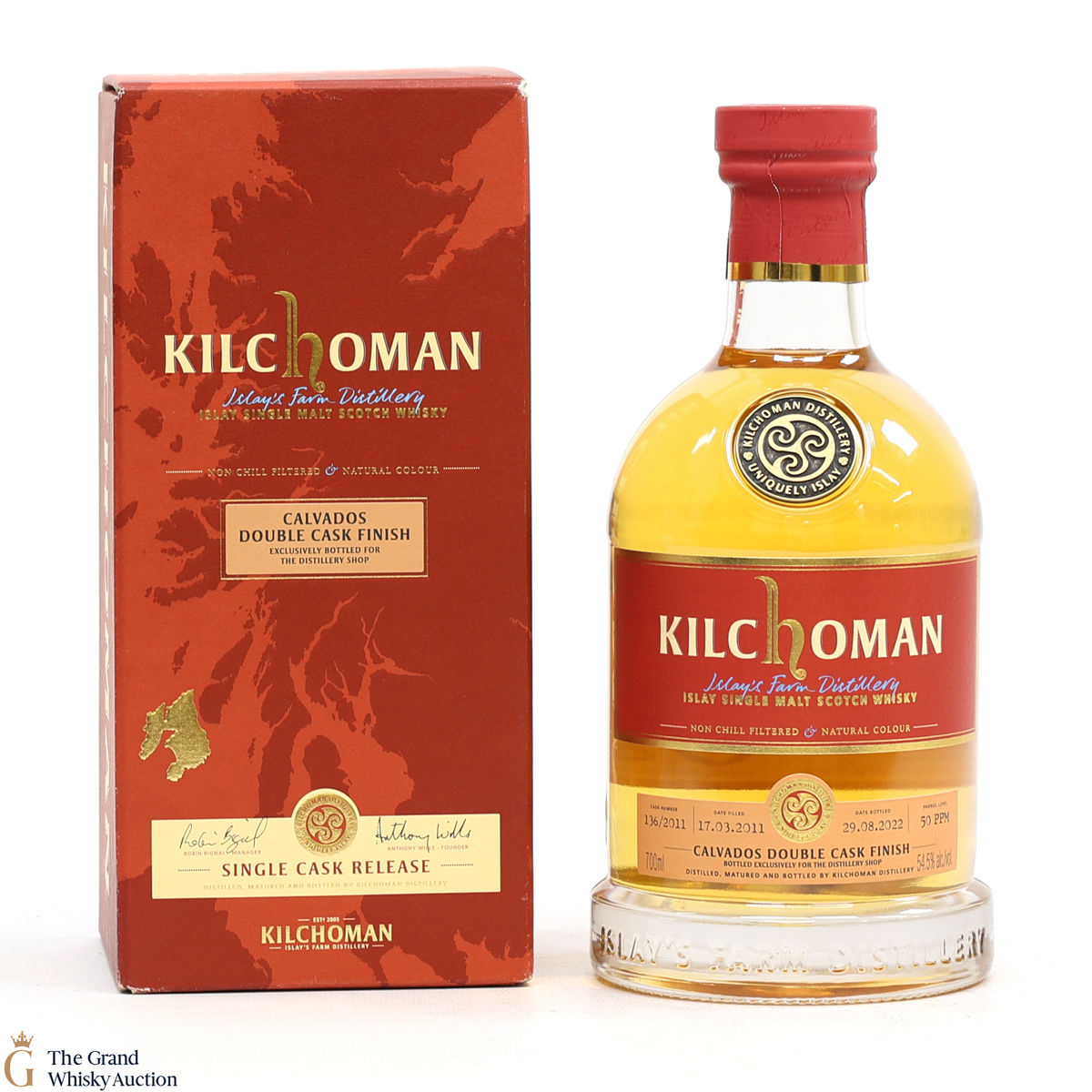 Kilchoman - 11 Year Old 2011 - Calvados Double Cask - Distillery Shop Exclusive #136