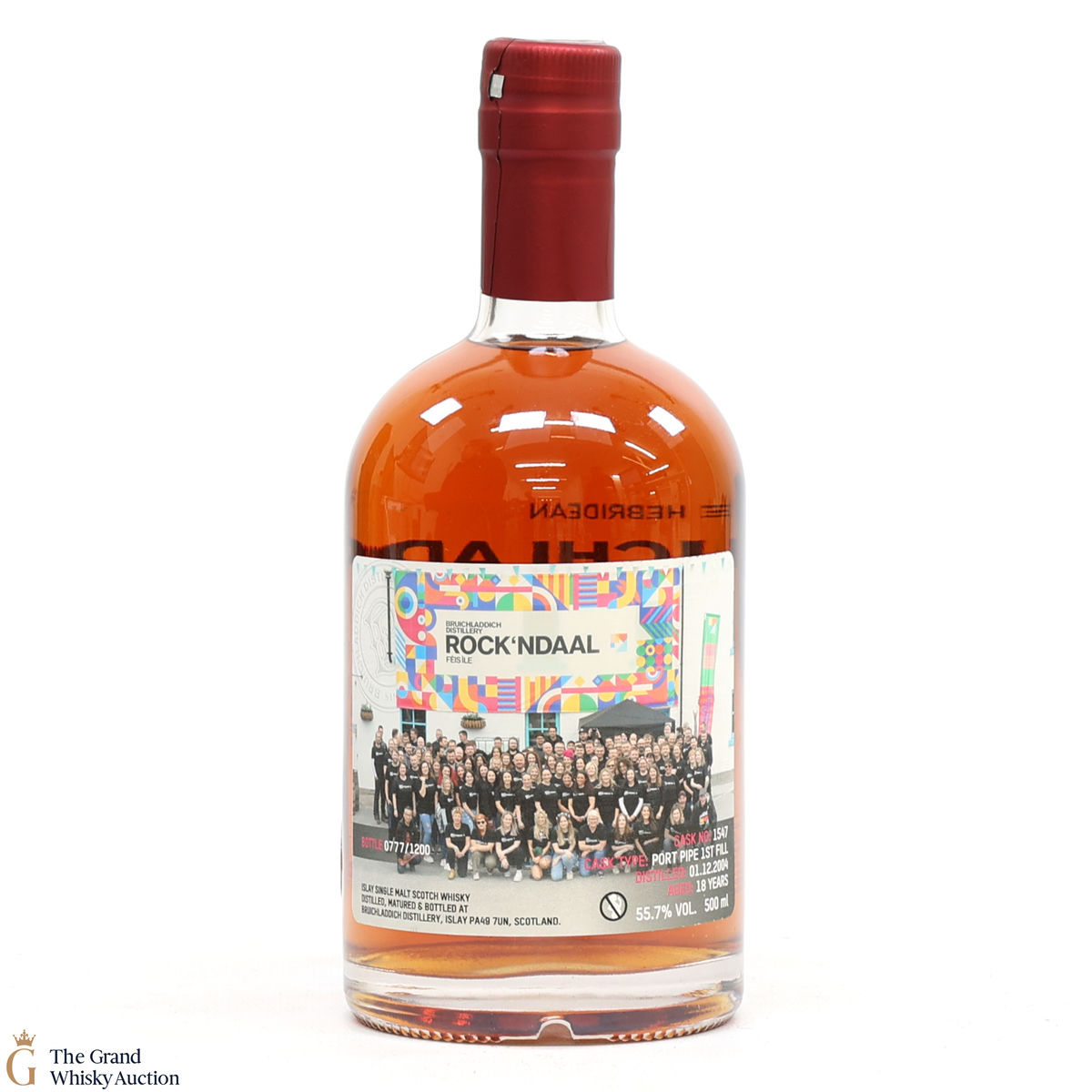 Bruichladdich - 18 Year Old Port Pipe #1547 - Valinch Rock'ndaal Fèis Ìle 2023 (50cl)