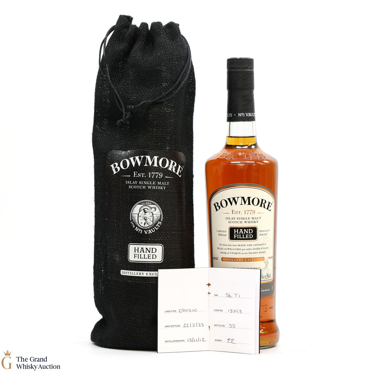 Bowmore - 10 Year Old - 2012 Hand Filled - Cask #15393