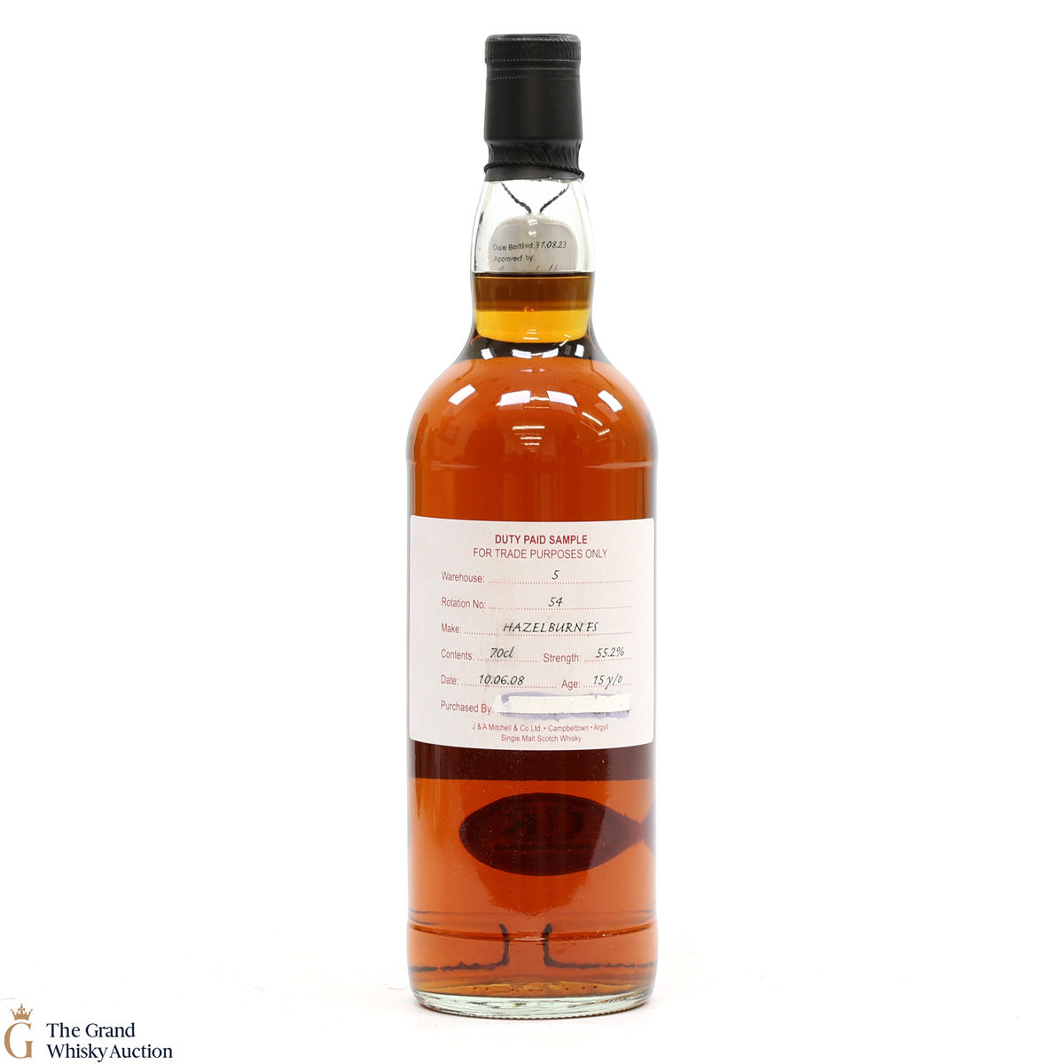 Hazelburn - 15 Year Old 2008 Fresh Sherry - Duty Paid Sample 55.2%