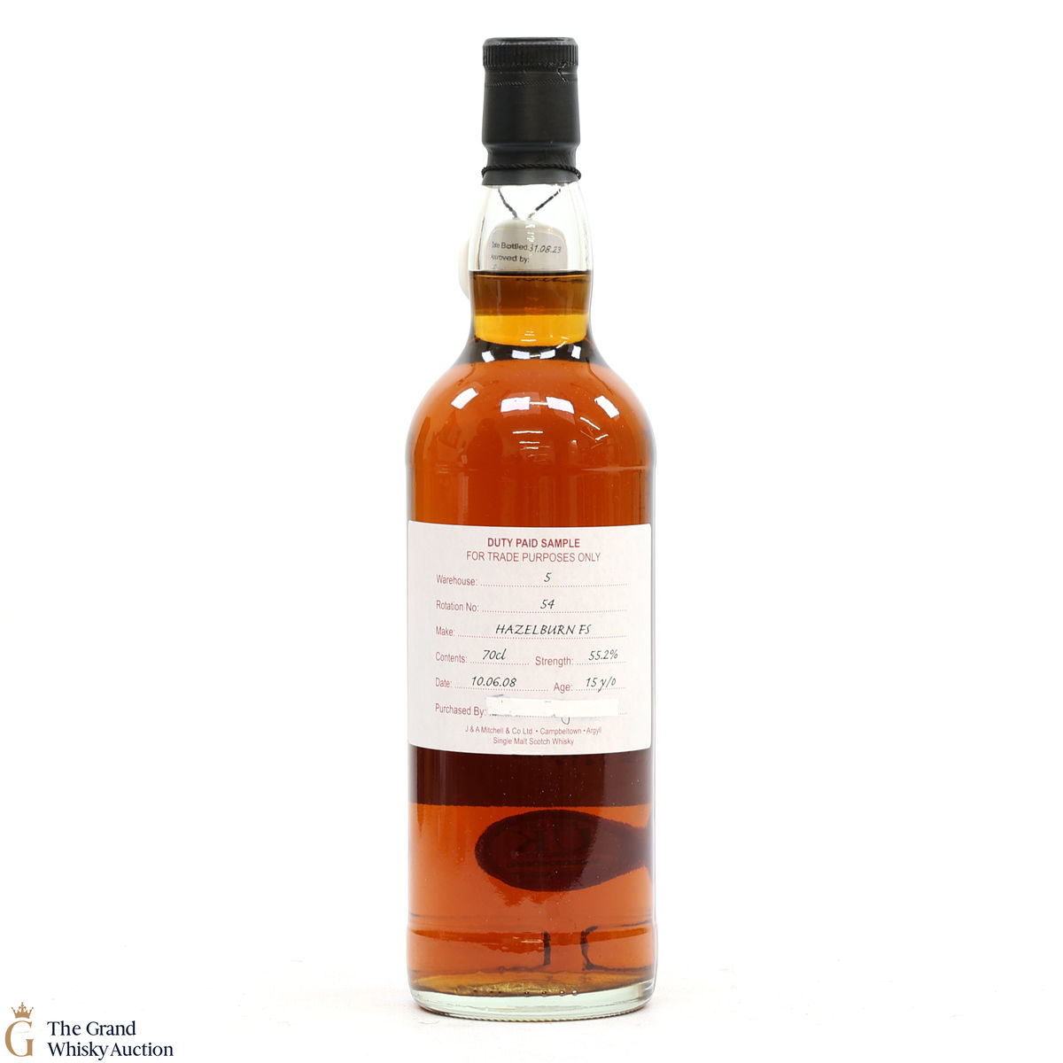 Hazelburn - 15 Year Old 2008 Fresh Sherry - Duty Paid Sample 55.2%