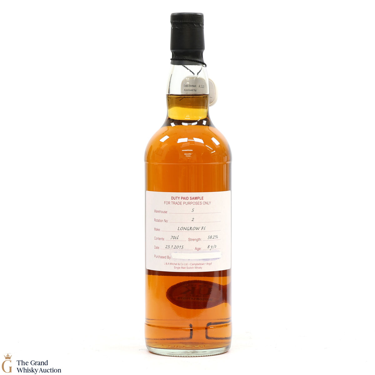 Longrow - 8 Year Old 2015 Fresh Sherry - Duty Paid Sample 58.2%