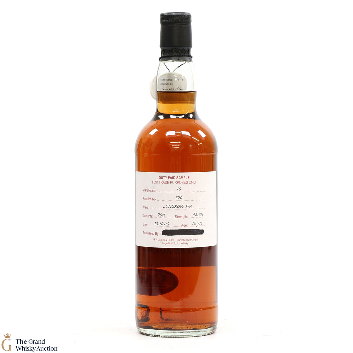 Longrow - 16 Year Old 2006 Fresh Maderia - Duty Paid Sample 48.5%