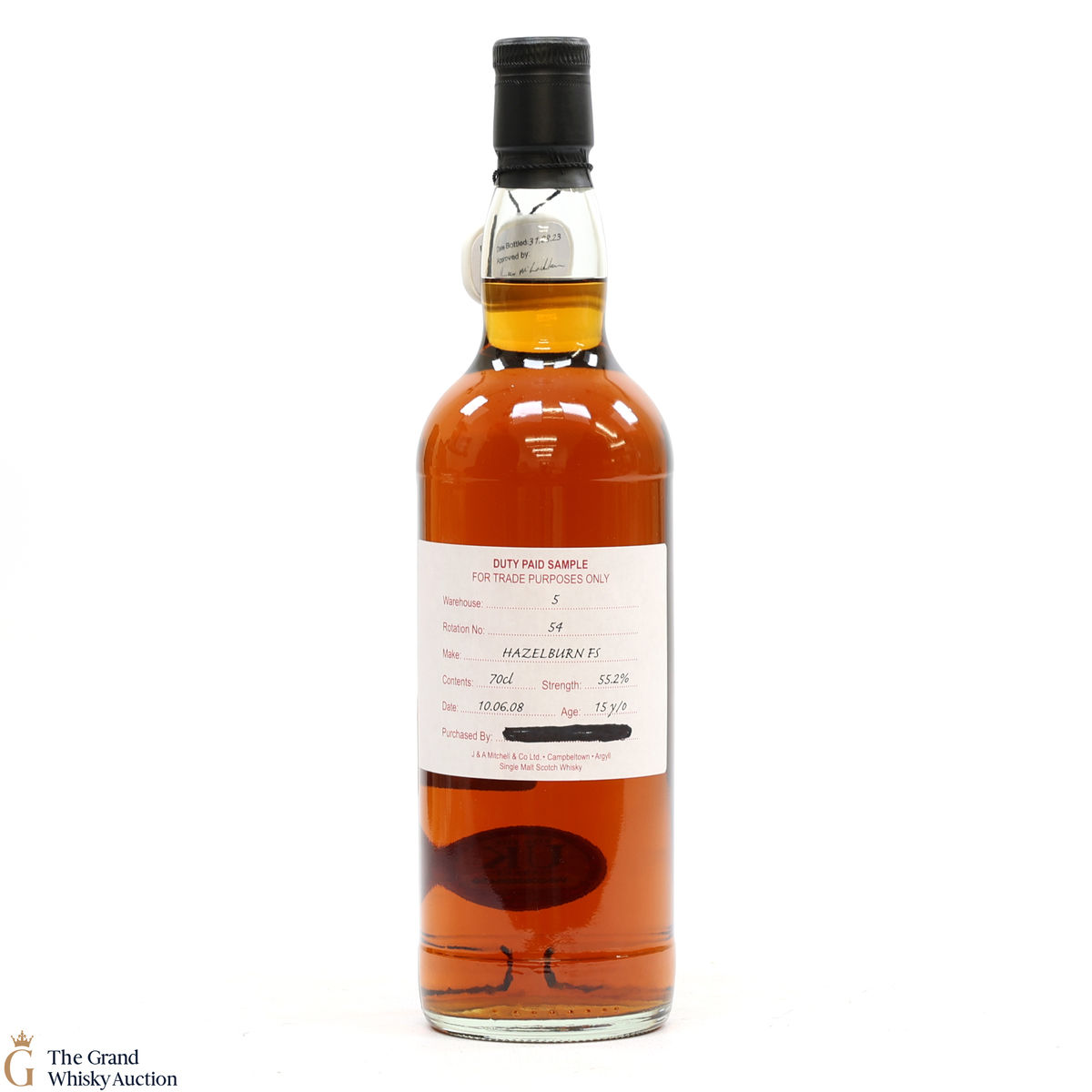 Hazelburn - 15 Year Old 2008 Fresh Sherry - Duty Paid Sample 55.2%