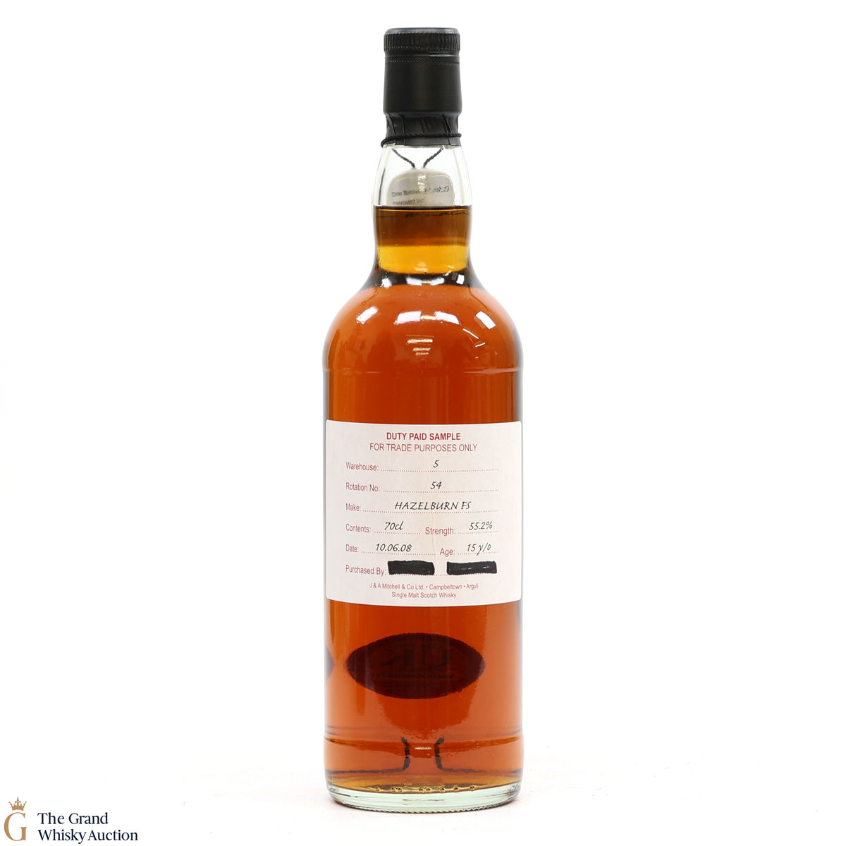 Hazelburn - 15 Year Old 2008 Fresh Sherry - Duty Paid Sample 55.2%