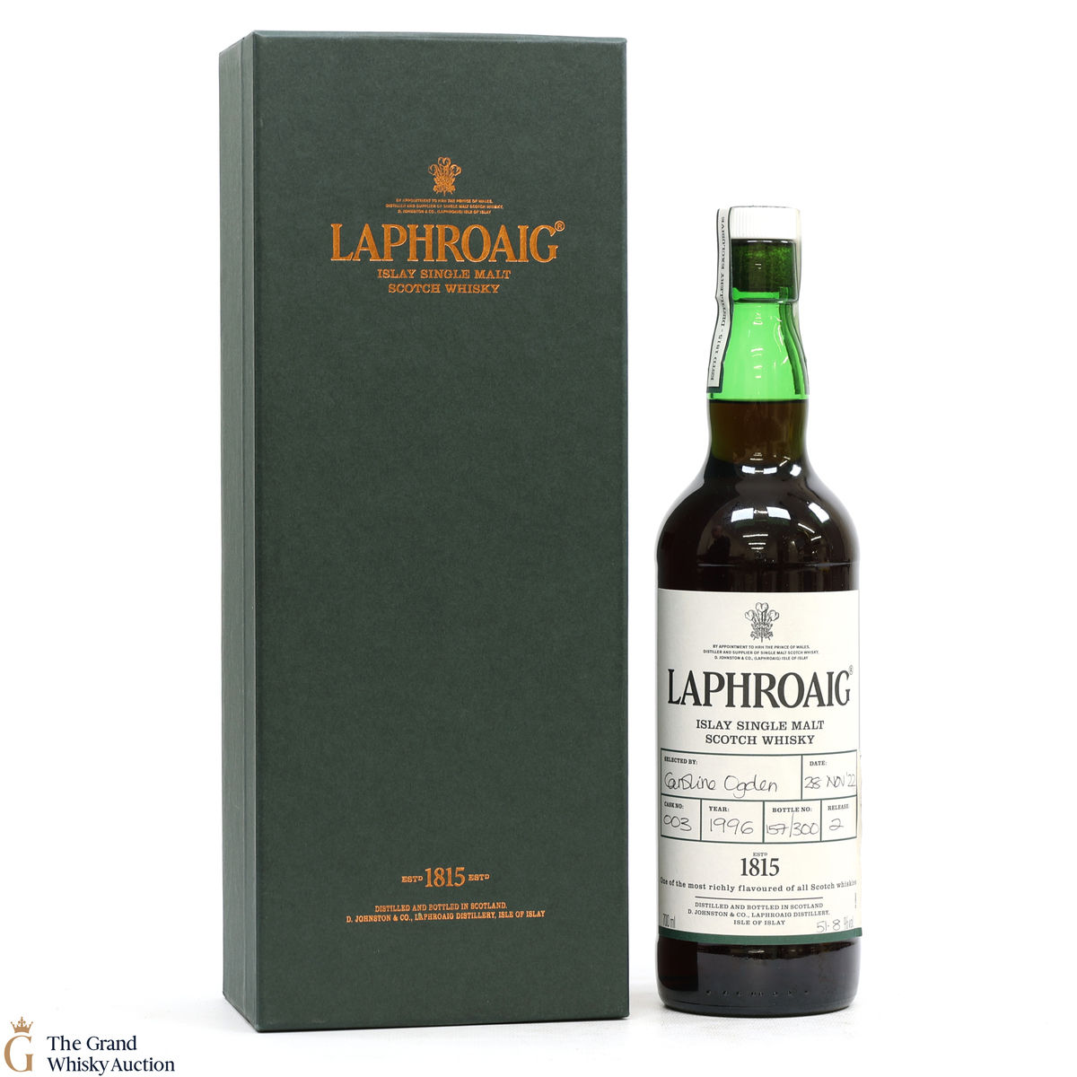 Laphroaig - 1996 Single Cask #003 - Hand Fill Release #2 2022 