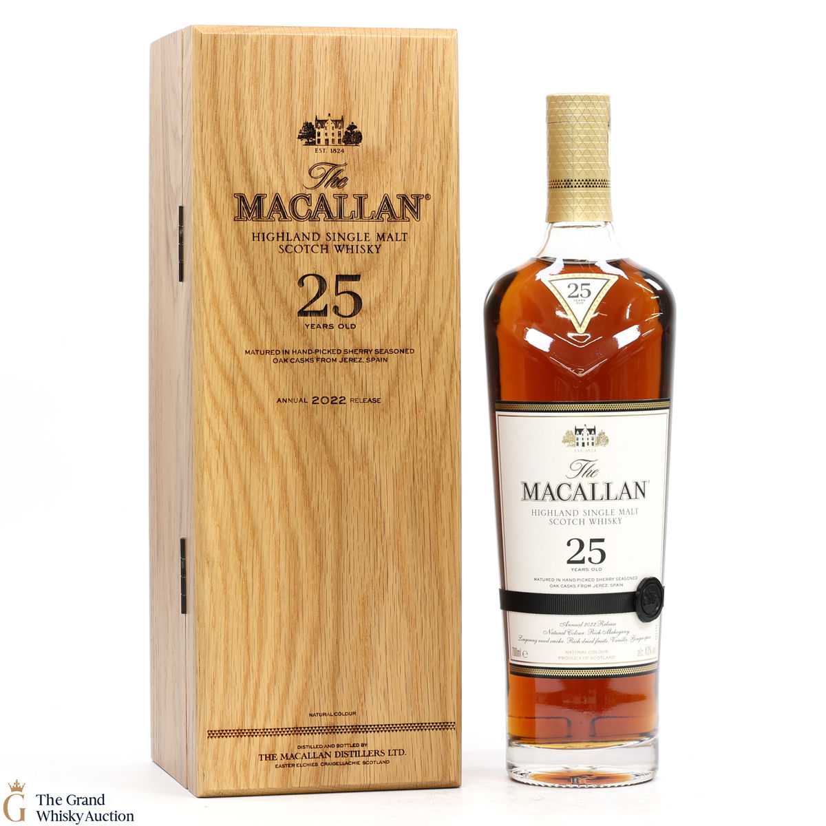 Macallan - 25 Year Old - Sherry Oak - 2022