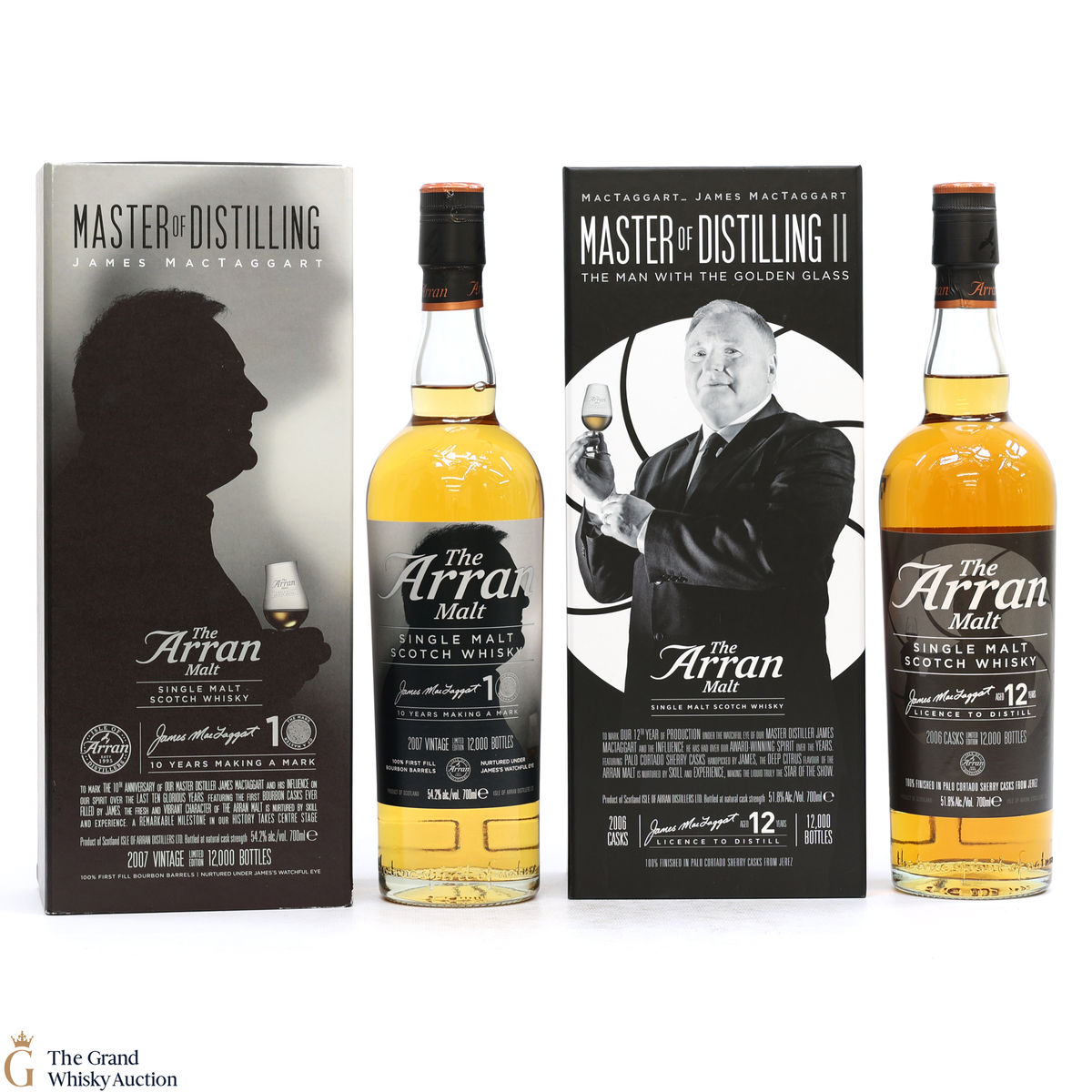 Arran - Master of Distilling & Master of Distilling II (2x70cl)