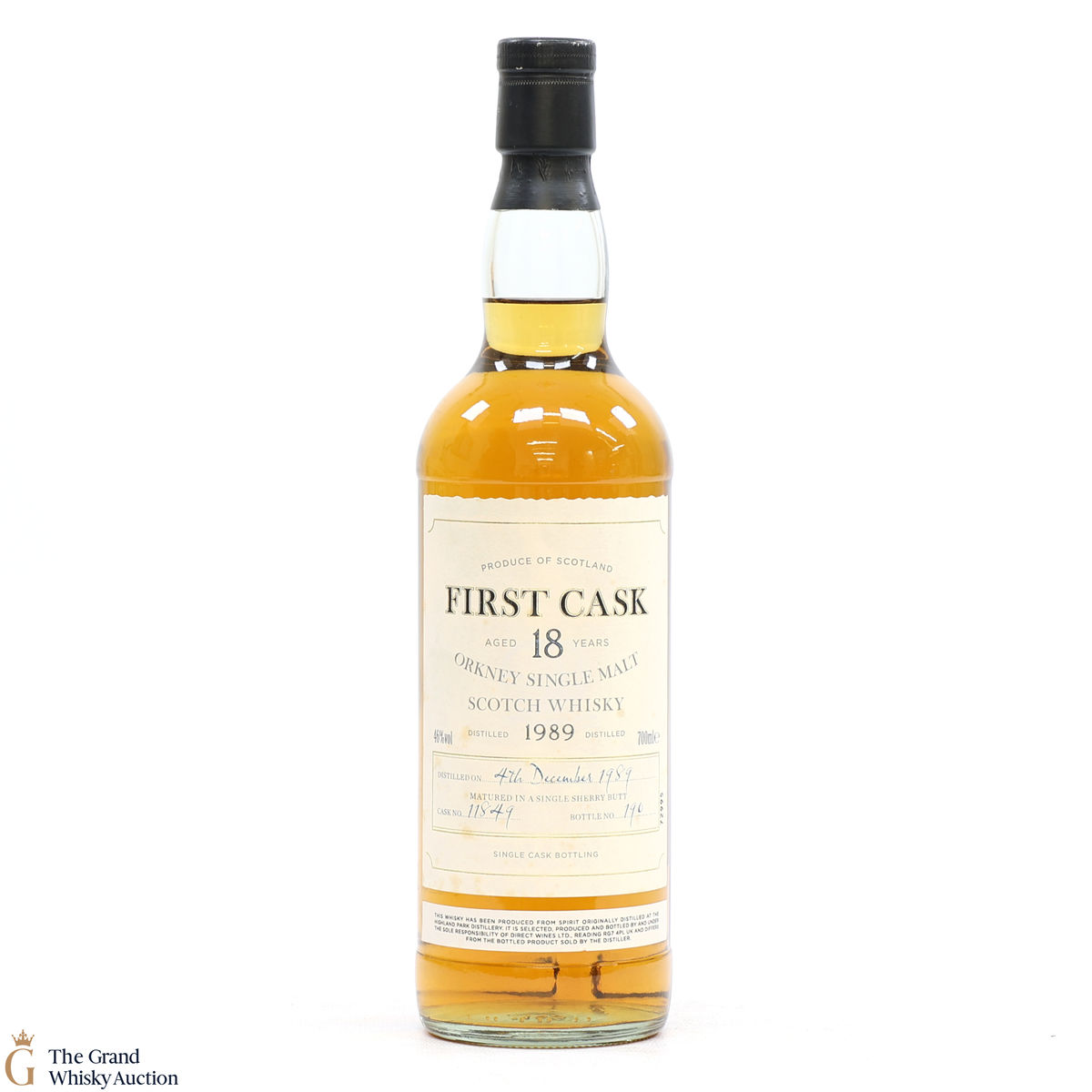 Highland Park - 18 Year Old - 1989 First Cask #11849