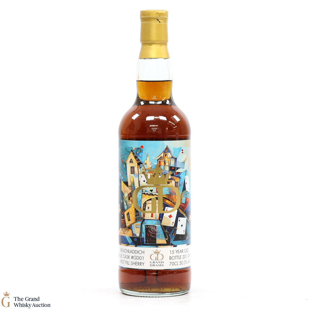 Bruichladdich - 15 Year Old Single Sherry Cask #GD01 - Grand Drams 