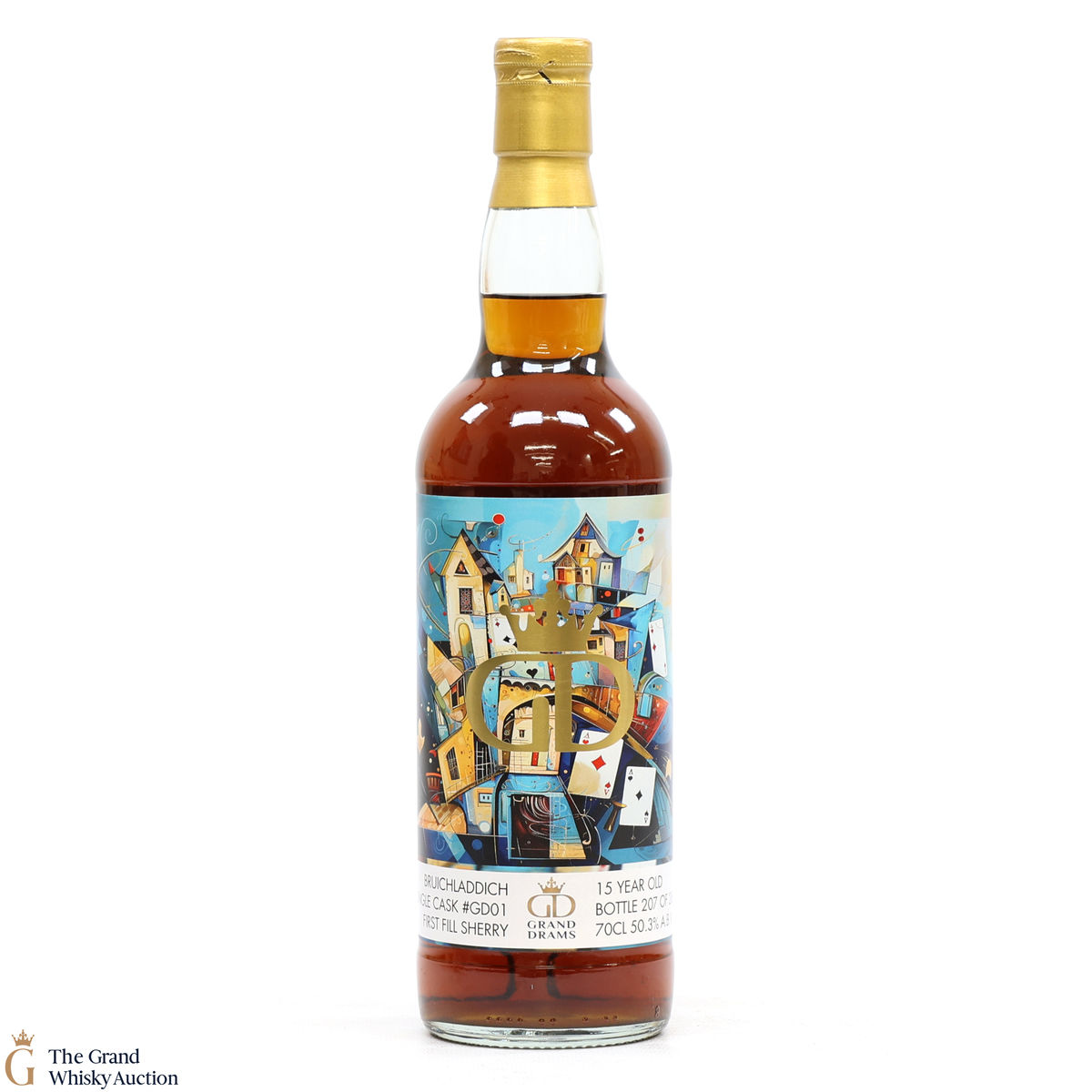 Bruichladdich - 15 Year Old Single Sherry Cask #GD01 - Grand Drams 