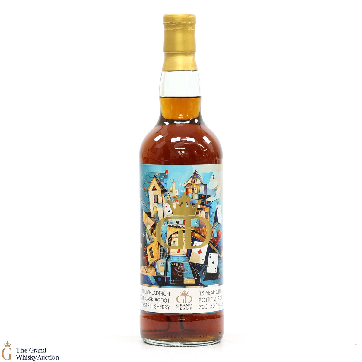 Bruichladdich - 15 Year Old Single Sherry Cask #GD01 - Grand Drams 