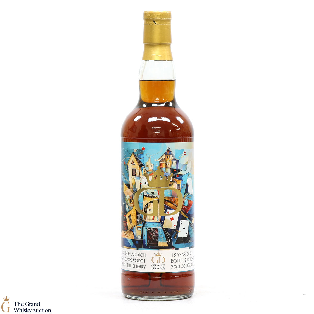 Bruichladdich - 15 Year Old Single Sherry Cask #GD01 - Grand Drams 
