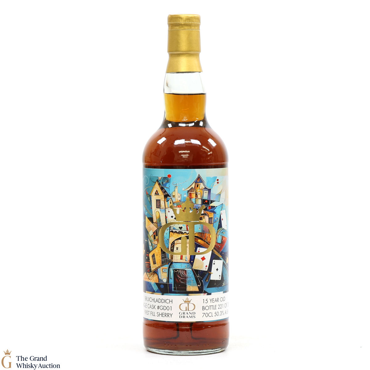 Bruichladdich - 15 Year Old Single Sherry Cask #GD01 - Grand Drams 